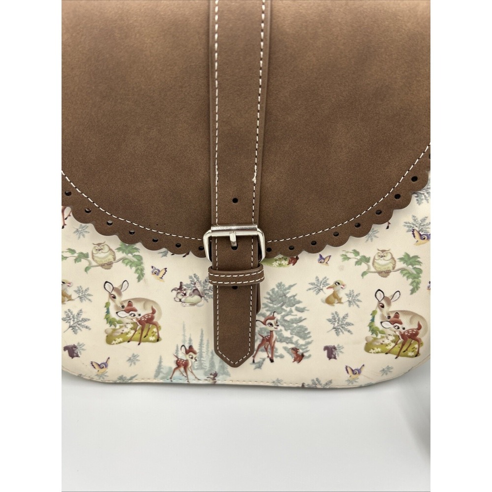 Disney‎ Loungefly Bambi Scenes Cross Body Bag Thumper Flower - Picture 9 of 10